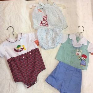 Bundle vintage baby outfits